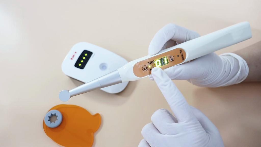 1 Set Dental LED Curing Light Device Dental Composite Resin Material 1 Second Light Cure Lamp Wireless Adjustable Working Time