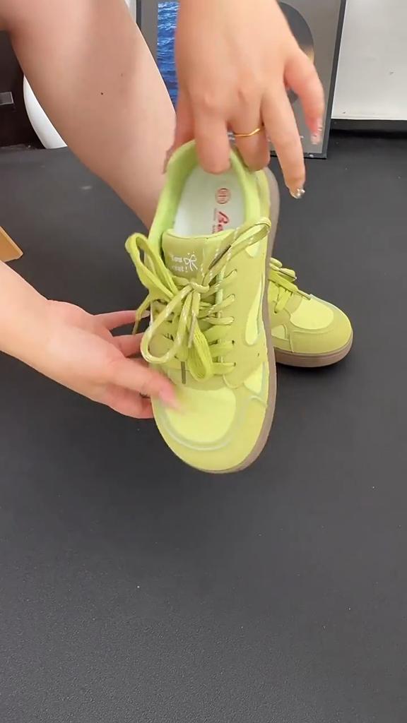 Unique Design Board Shoes Teen Girls Ins‑Trendy German Trainer Shoes Fashion Sports Casual Sneakers