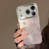 Winter Christmas Snowflakes Glitter Phone Case For iPhone 17 16 Pro Max 15 14 13 12 Pro 11 Shockproof Silicone Back Cover