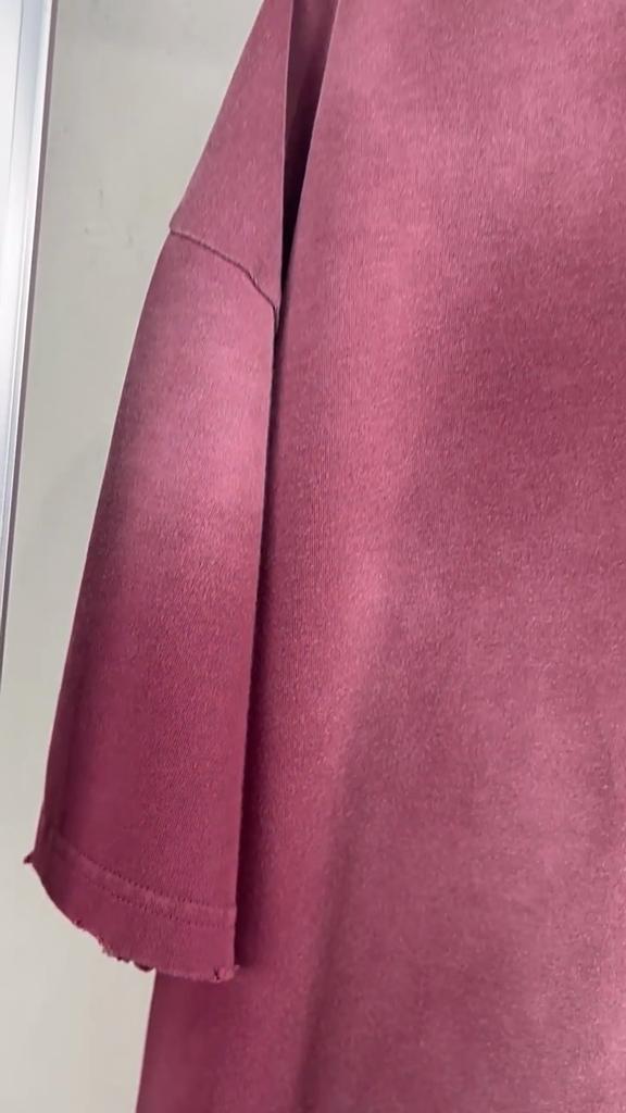 275 GSM 100% Bavlna Prané Tričko Potisk Vlastního Vzoru Pánská Trička Personalizované Tričko