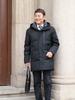 Middle -aged and Elderly Down Jackets Men's Medium -long Long Models Thick Warm Winter Hair Collar Jacket