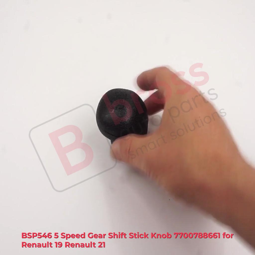 BSP546 Manual 5-Speed Gear Shift Stick Knob Black Color For Renault 19 21 Clio MK1 7700788661