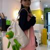 Cartoon-Frosch-Rucksack für Kinder und Jugendliche, Oxford-Stoff, lässige Schultasche mit Luftstrom-Komfort