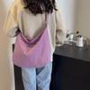 Solid Color Women's Tote Bag Large Capacity Shoulder Crossbody Bag