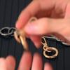 10Pcs Metal Swivel Lobster Clasps Purse Bag Strap Buckle Lanyard Hooks Men's Keychain Clip