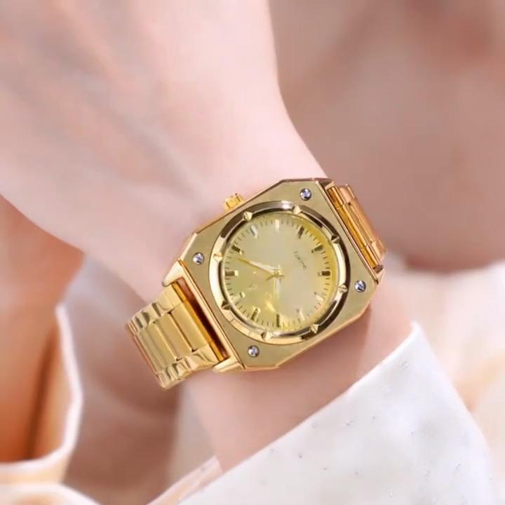 Luxury Casual Ladies Wristwatch Waterproof Stainless Steel Luminous Woman Watch Elegant Fashion Quartz Women's Watches