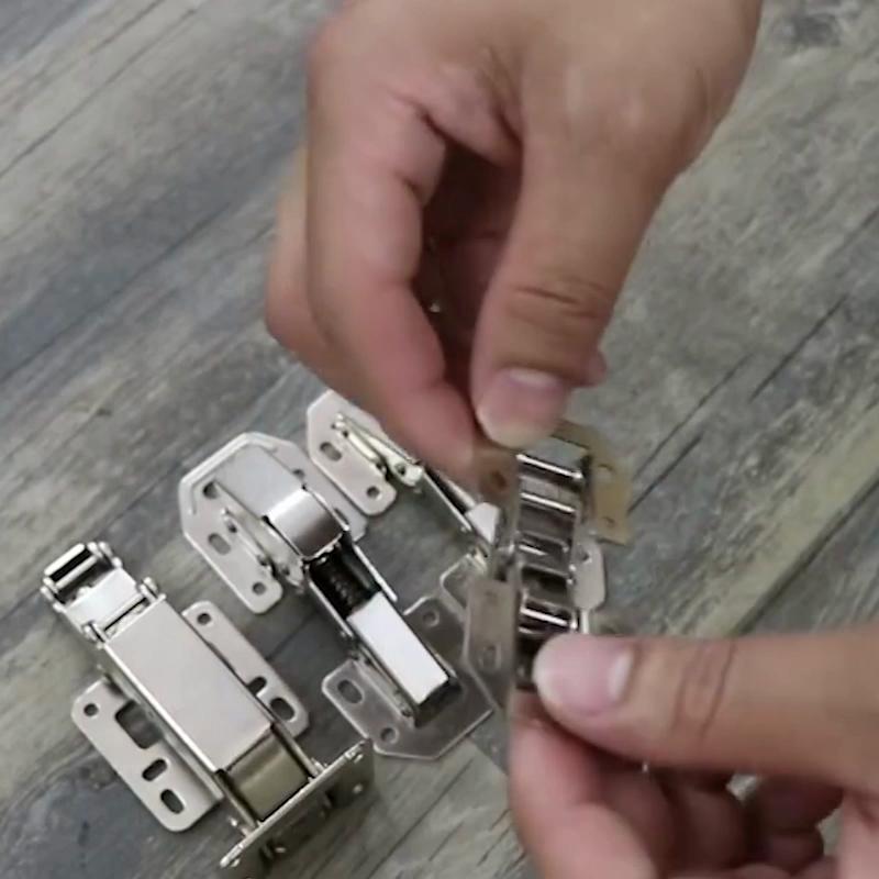 90 Degree Hidden Hinges Cabinet Cupboard Furniture Hinges Bridge Shaped Door Hinge