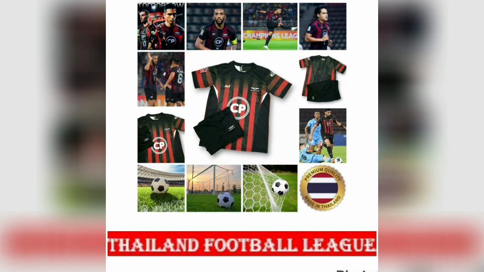 Thailand Football League SOCCER Football Club FC United TEAM JERSEY SHIRT Round neck Unisex Men Women Quick Dry Breathable Short Sleeve Uniform Print