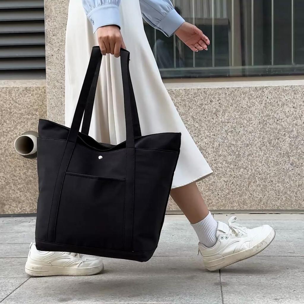 Women's Lightweight Tote Bag Oxfrod Shoulder Bag Large Capacity Underarm Bag