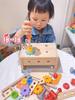 Children's Wooden Repair Tool Box Screw and Nut Removal Portable Tool Table Boy Baby Educational Toy
