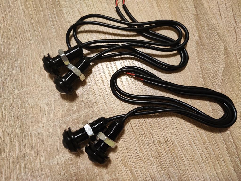 4 Luci LED Marine Blu 12V Per Barche – Fari Da Ponte Rotondi Con Montaggio A Poppa Per Yacht, Kayak E Pontoni