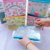 Cute Pajamas Crayon Shin Chan Shiro Striped Pattern Foldable Desktop Storage Box For Desk And Makeup Supplies