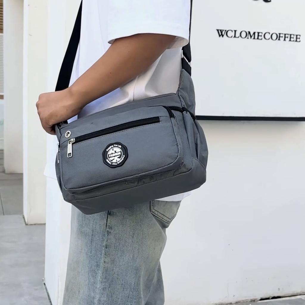 New Men Crossbody Bags Male Nylon Shoulder Bags Boy Messenger Bags Man Handbags for Travel Casual Large Satchel