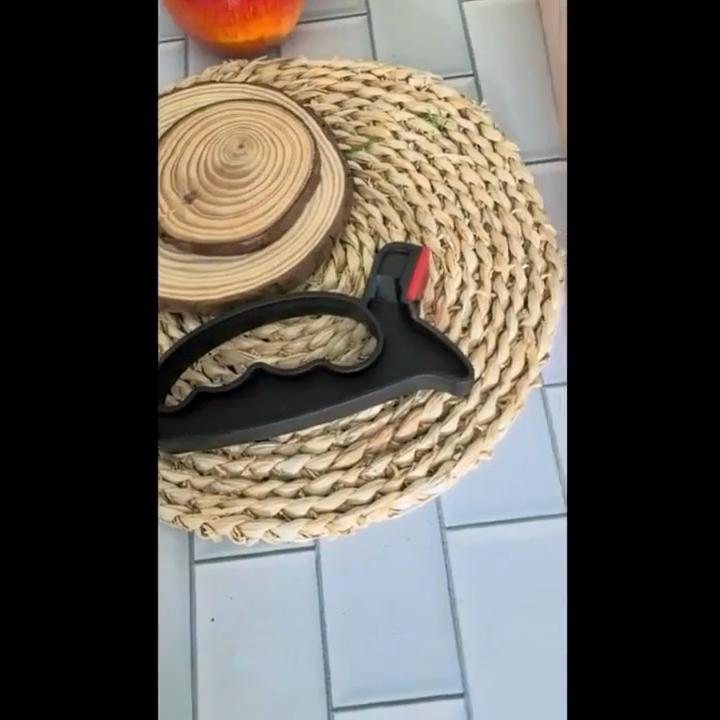 1PCS Comfortable Multifunctional V-Shaped Knife Sharpening System Scissors Sharpener Quick Sharpening Stone