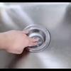 Stainless Steel Kitchen Sink Filter Garbage Food Residue Hair Catcher Sink Dishwasher Hopper Anti Clog Drain Filter Kitchen Bathroom Accessories