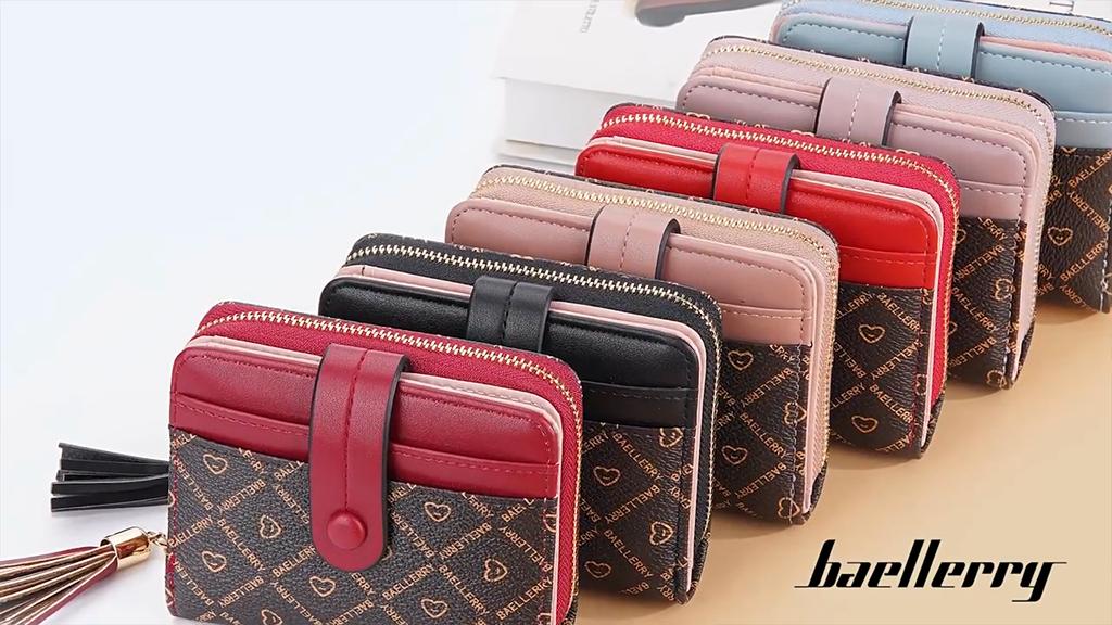 Damski Krótki Portfel Patchworkowy Drukowany w Kratę Portfel Wiele Przegródek na Karty Składany Zapinany na Zatrzask Etui na Banknoty Zapinana na Zamek Kieszonka na Monety Skórzany PU Uchwyt na Karty