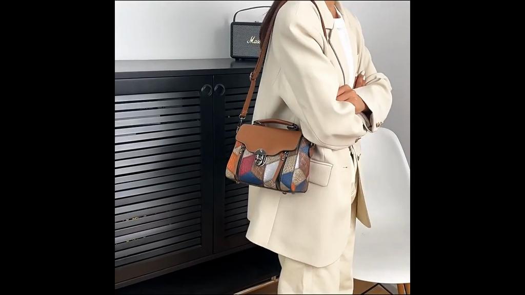 Borsa a tracolla da donna di grande capacità Borsa a spalla