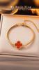 Titanium Steel New Four-Leaf Clover Bracelet Girls Do Not Lose Colour Temperament Hundred With Personality Net Red Light Luxury Hand Accessories