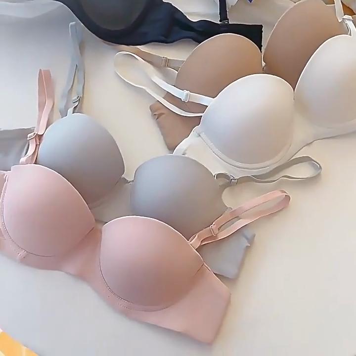 Seamless Bras For Women Soft Underwear Push Up Bra 1/2 Cup Bralette Comfort Invisible Brassiere Nonwire Simple Sexy Lingerie
