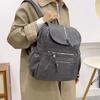 Mochila de gran capacidad para mujer, mochila de textura para ir al trabajo