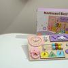 Wooden Busy Board For Babies With Locking Toys Montessori Educational Play For Toddler Development