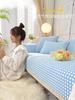 Japanese Style Cotton and Linen Sofa Cushion Universal Anti Slip Cushion for All Seasons Household Goods