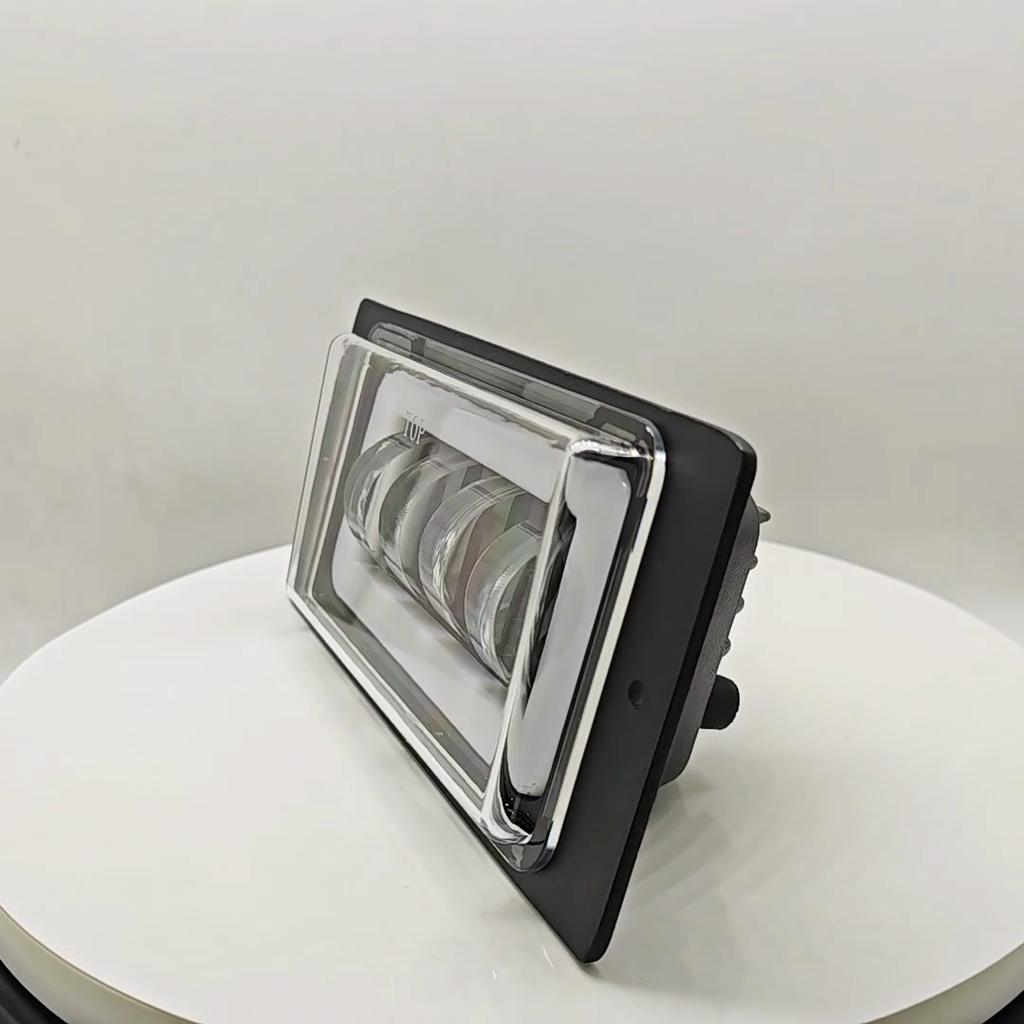 2X Fog Lamp  LED Fog Lights Headlight DRL Driving Lights White Yellow Halo For Lada 2110 -2117 For Kamaz For Niva Chevrolet For Vaz 2114 Van