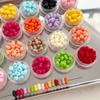 [8X5mm] Solid Color Peanut Beads Acrylic Peanut Beans DIY Bracelet Necklace Handmade Nut Accessories 50pcs/pack