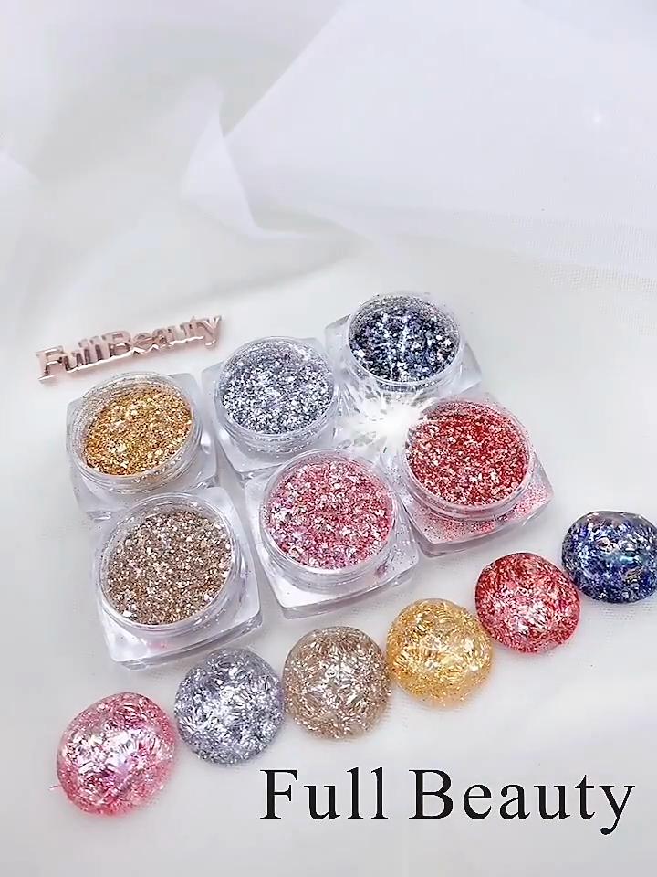 Mixed Color Nail Art Glitter Rhinestone Crystal Gems Jewelry Bead Manicure Decoration Accessories Nail Supplies For Professional