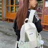 Lightweight Backpack Women's Water-Repellent Backpack Color Block Student Schoolbag