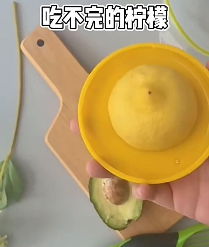 Creative Fruit Crisper Silicone Film Sealed Mini Refrigerator Storage Box Vegetable Avocado Lemon Storage Box