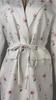 Women's Spring/summer 2025 New Fashion Printing Loose Suit Collar Lace-up Waist Suit Jacket