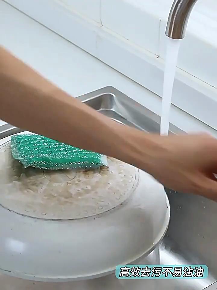 5/10 ks Oboustranná mycí houbička Neškrábající drátěnka Houbičky na mytí pánví a hrnců Houbičky na čištění nádobí do domácí kuchyně Zesílené hadry na mytí nádobí