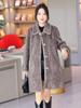 Middle-aged Women's Faux Fur Coat Winter Outerwears Elegant Thick Warm Long Fur Jackets for Women Clothes