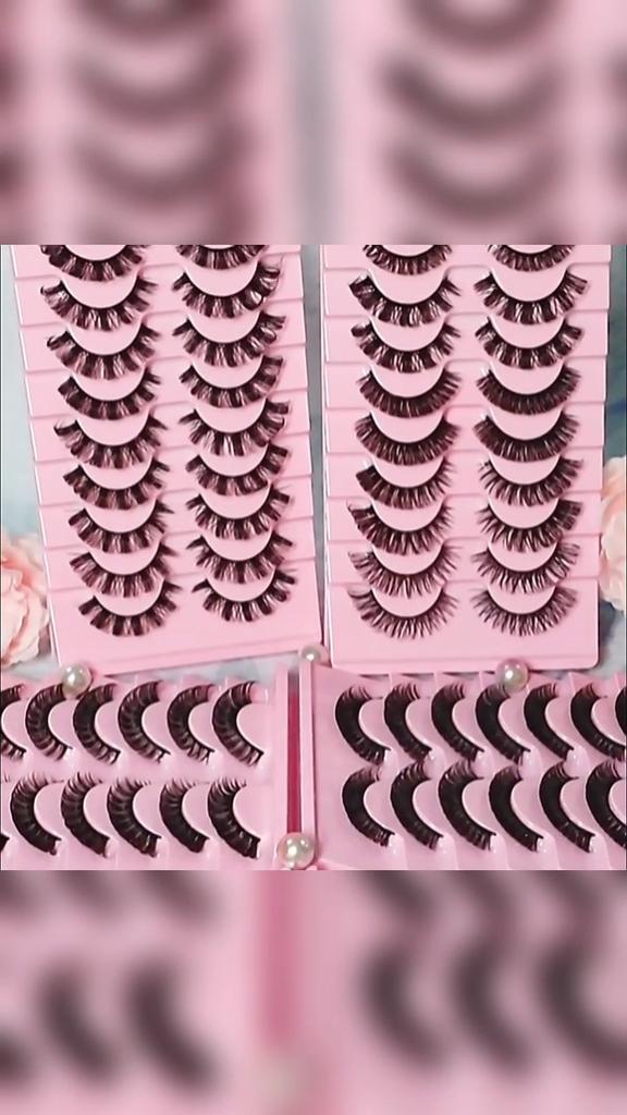 Fashionable Thick False Eyelashes Easy To Use Chemical Fiber Charming