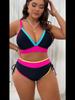 Sexy Damen Zweiteiliger Badeanzug Bedruckte Bademode Vintage Badeanzug Sommer Strandmode Tie Dye Bikini