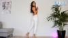 Shascullfites Melody Warm Leder Weiße Hose Bum Lifting Fleece Gefütterte Stretch-Kunstlederhose Damen