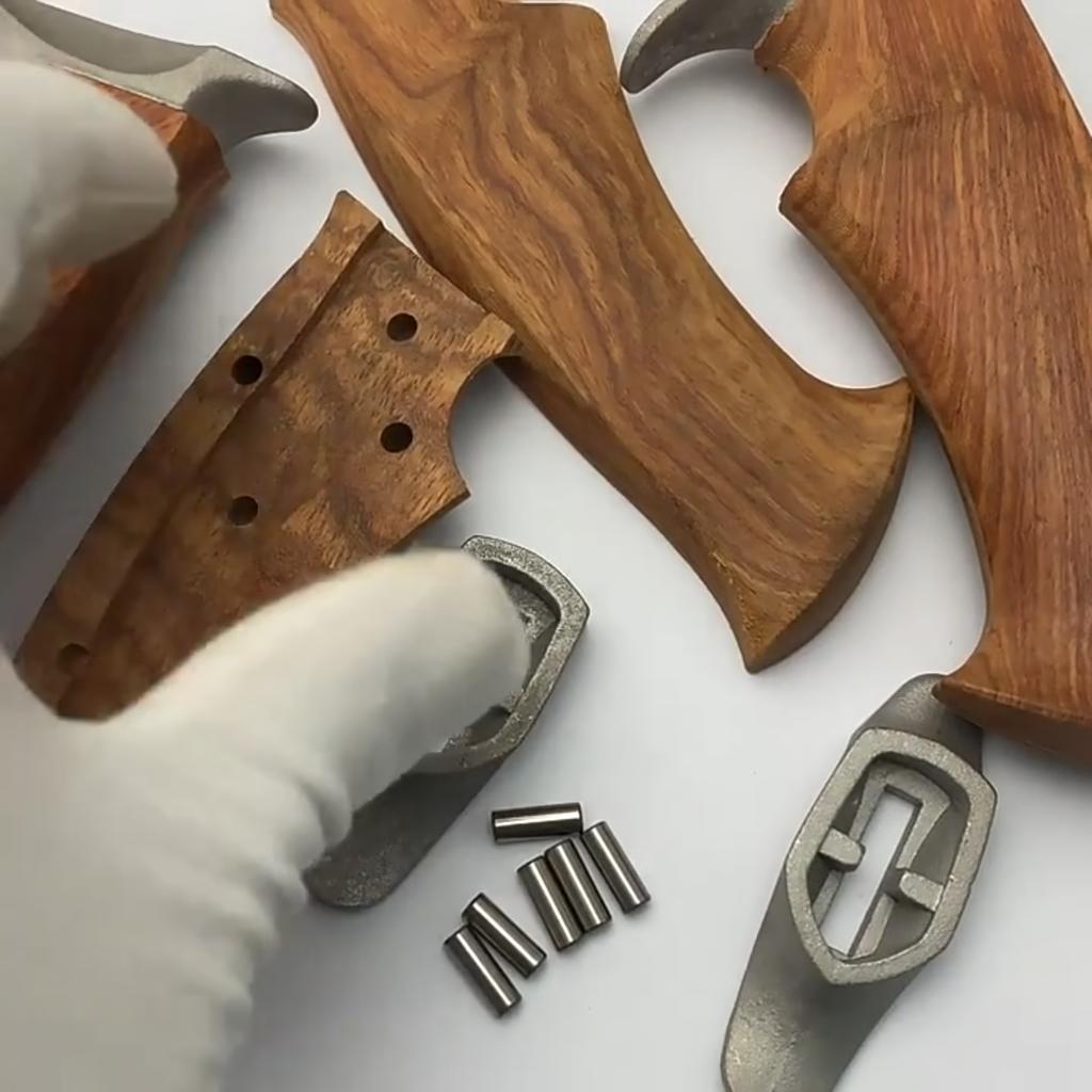 1 Styck Rostfritt Stål 430 Stål Huvud Knivskydd Anpassad Knivtillverkning Handtag Bolster DIY Delar