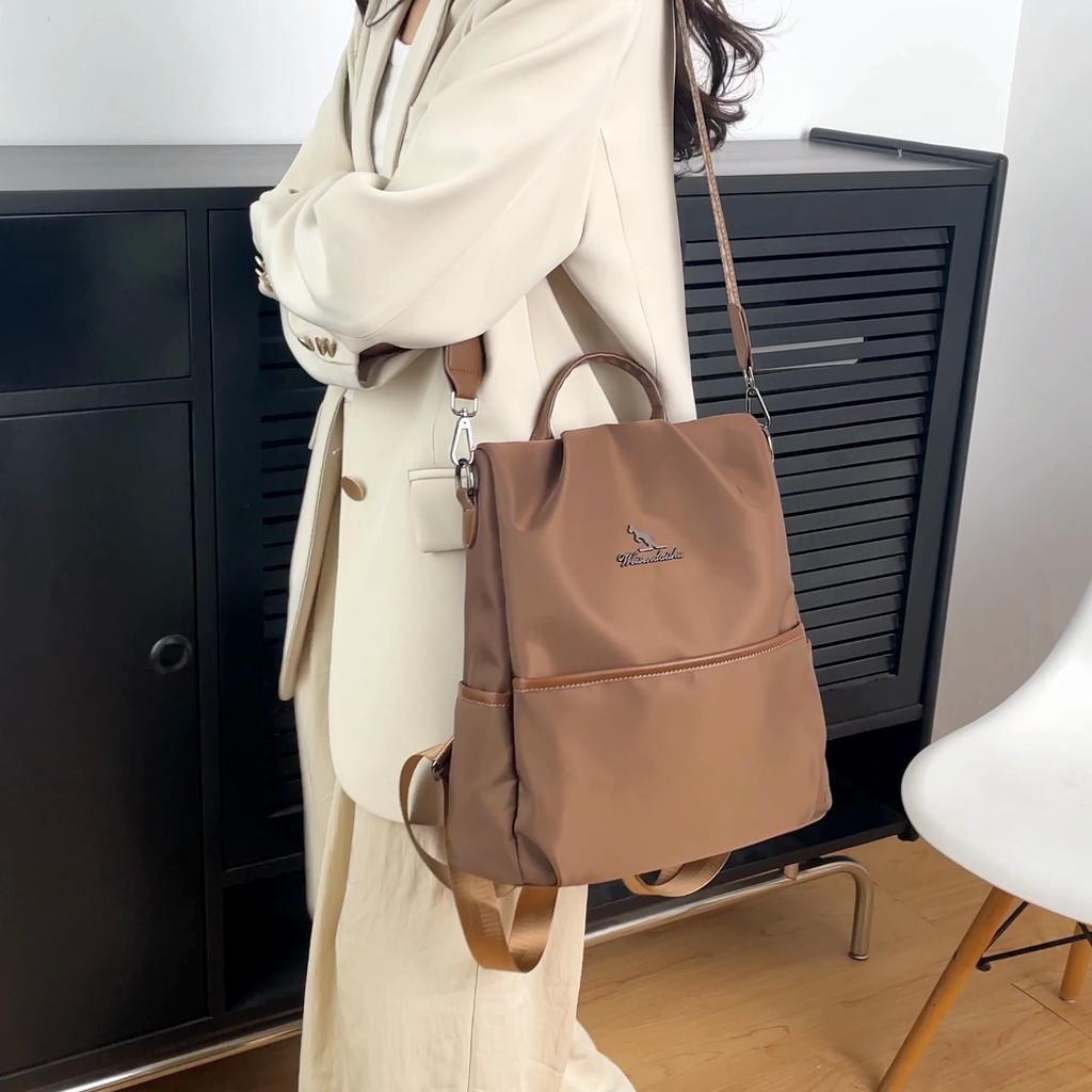 Anti-Theft Backpack Women's Commuter Bag Multi-Functional Shoulder Bag Lightweight Travel School Bag