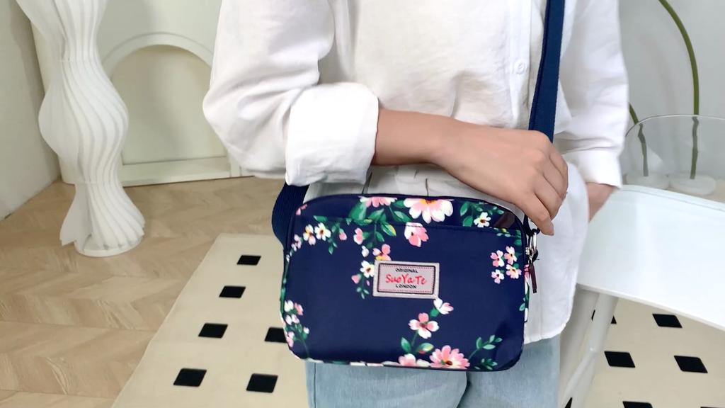 Printed Shoulder Bag Women's Lightweight Crossbody Bag Mother Bag