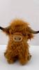 25cm Simulation Highland Cow Plush Animal Doll Soft Stuffed Highland Cow Plush Toy Kawaii Kids Baby Gifts Toy Home Room Decor