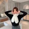 Autumn And Winter Warm Thickened Imitation Fox Otter Rabbit Plush Fur scarve Large scarve Women's Shawl Versatile Fashion scarve