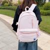 Zaino Monocolore Studenti Scuole Medie Grande Capacità Leggero Borsa Scolastica Borsa per Pendolari per Computer