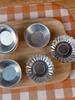 10Pcs Aluminum Egg Tart Mold Baking Tools For Cakes 70mm Bakeware Mould Kitchen Pastry Tools