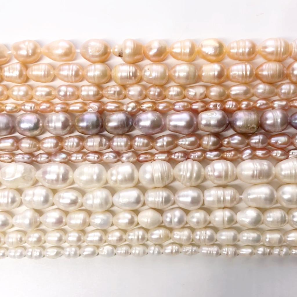 10-75Pcs Natural Freshwater Pearls For DIY Necklace Bracelet Earrings Jewelry Making