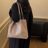 Vintage Suede Tote Bag Women's Large Capacity Commuter Shoulder Bag
