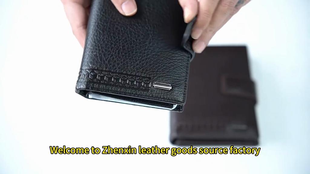 Men's Medium-Length hasp Wallet with Coin Pocket Multi-Function Billfold Card Holder