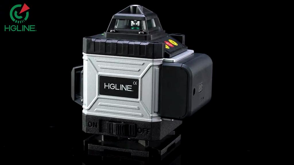 HGLINE 4D 16 Lines Green Line Laser Level With 1.2m Tripod APP Remote Control Horizontal Vertical Measuring Laser Instrument