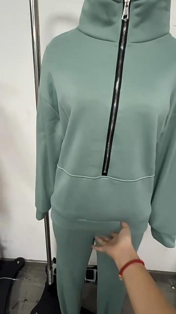 Two-piece Sweatshirt Casual Suit For Women