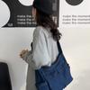 Denim Bag Women's Large Capacity Crossbody Bag Student Shoulder Bag Tote Bag